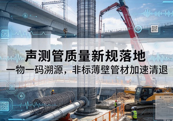滕州声测管质量新规落地，一物一码溯源，非标薄壁管材加速清退