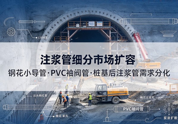 滕州注浆管细分市场扩容，隧道钢花小导管、PVC 袖阀管、桩基后注浆管需求分化
